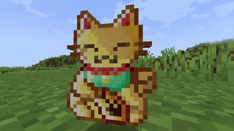 The LUCKY CAT is here in MINECRAFT!