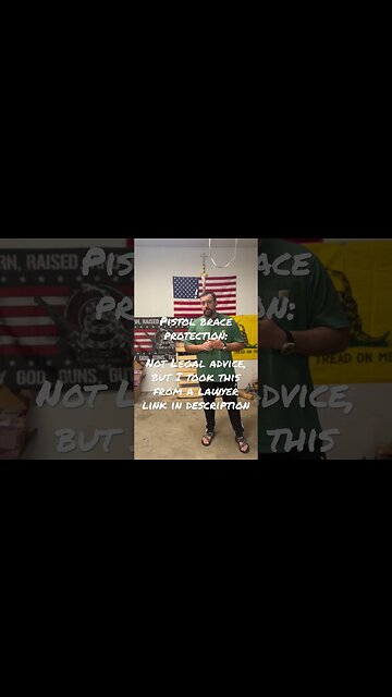 Pistol Brace Protection: not legal advice from me