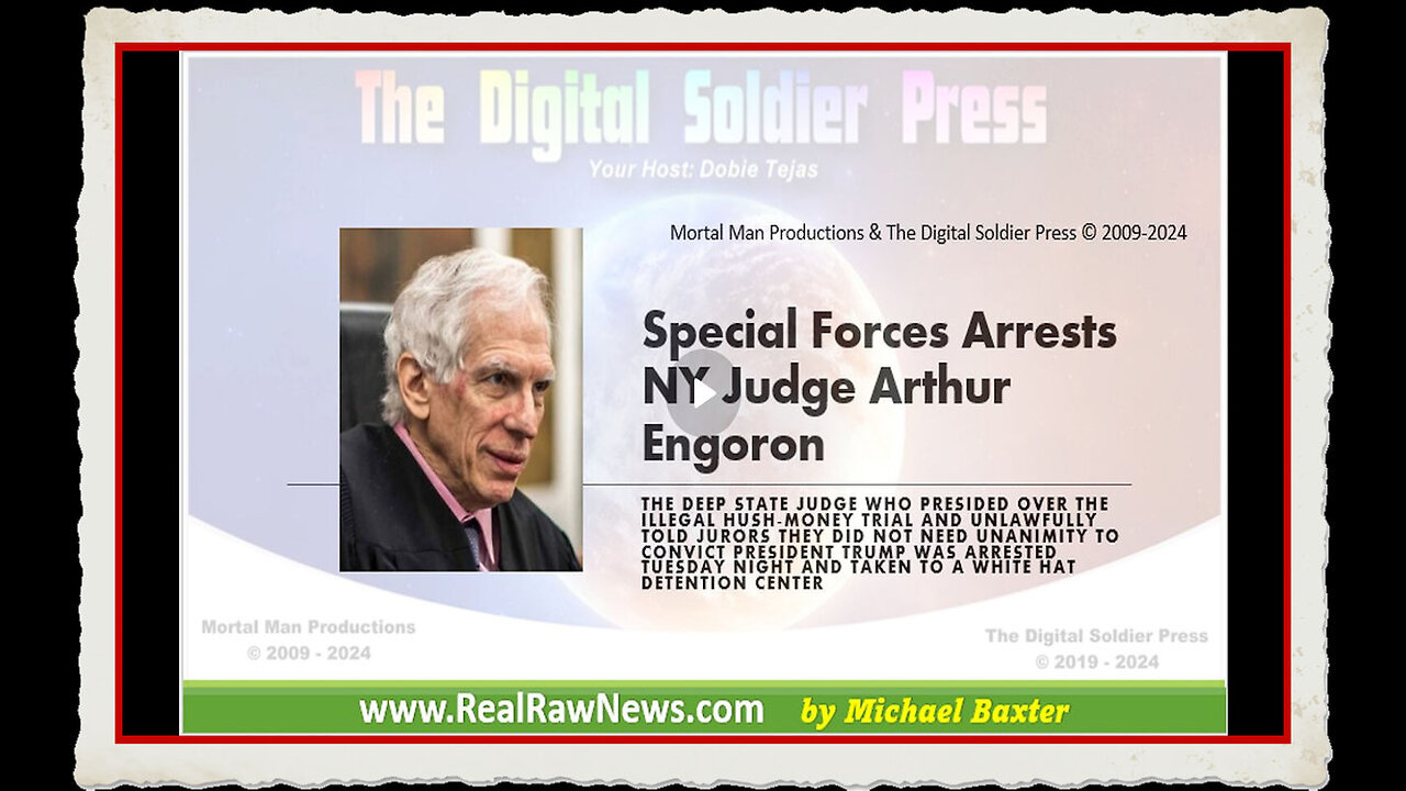 Special Forces Arrests NY Judge Arthur Engoron