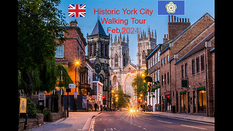 🎥 Historic City of York Walking Tour | Hidden Gems, Ghosts & Flooded Streets! 🇬🇧