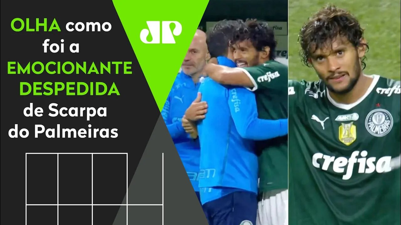 EMOCIONANTE! OLHA como Scarpa SE DESPEDIU da torcida do Palmeiras no ÚLTIMO JOGO no Allianz Parque!