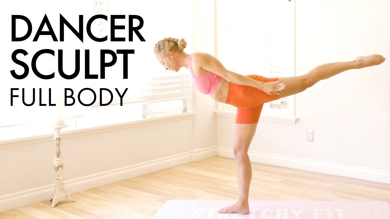 30 MIN FULL BODY DANCER PILATES SCULPT _ No Equipment Home Workout