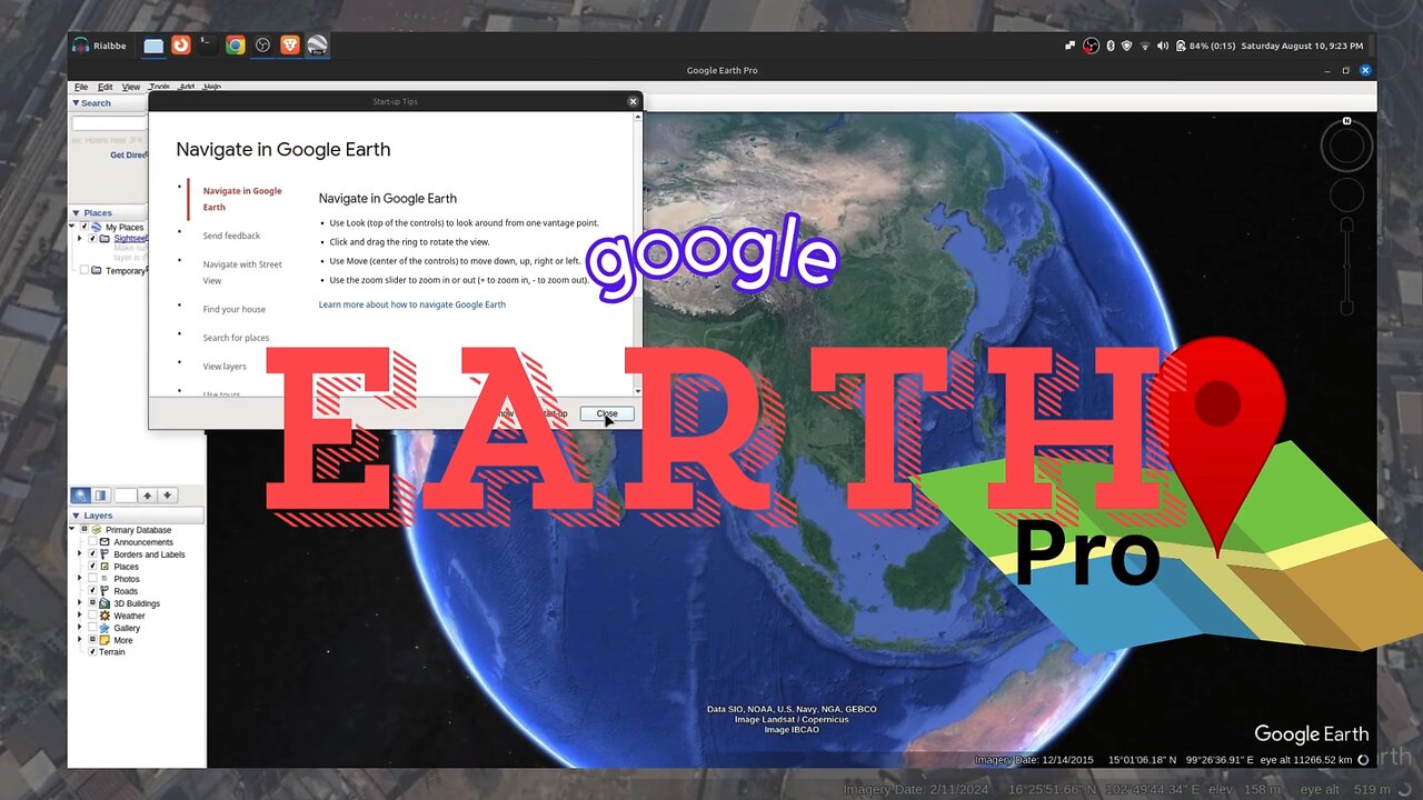 Linux App - Google Earth Pro