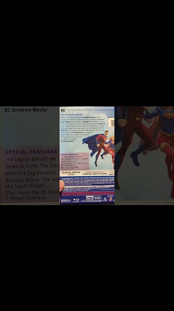 DC Universe Movie Legion of Super Heroes - Blu Ray + Digital Code Unboxing - A Rodimusbill Review
