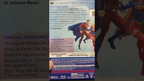 DC Universe Movie Legion of Super Heroes - Blu Ray + Digital Code Unboxing - A Rodimusbill Review