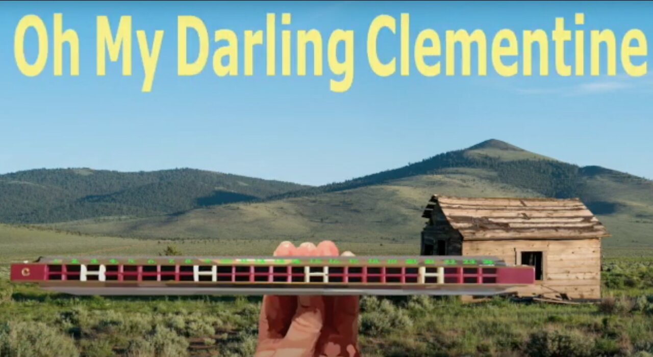 How to Play Oh My Darling Clementine on a Tremolo Harmonica with 24 Holes