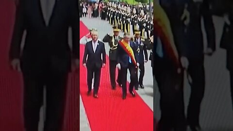 EL PRESIDENTE DE ECUADOR, GUILLERMO LASSO CAMINÓ CON DIFICULTAD EN ACTO DE INFORME A LA NACIÓN 2023