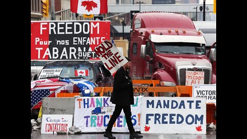Canadian truckers turn Justin Trudeau into Kim Jong-Un