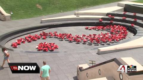 Art installation represents those killed in WWI