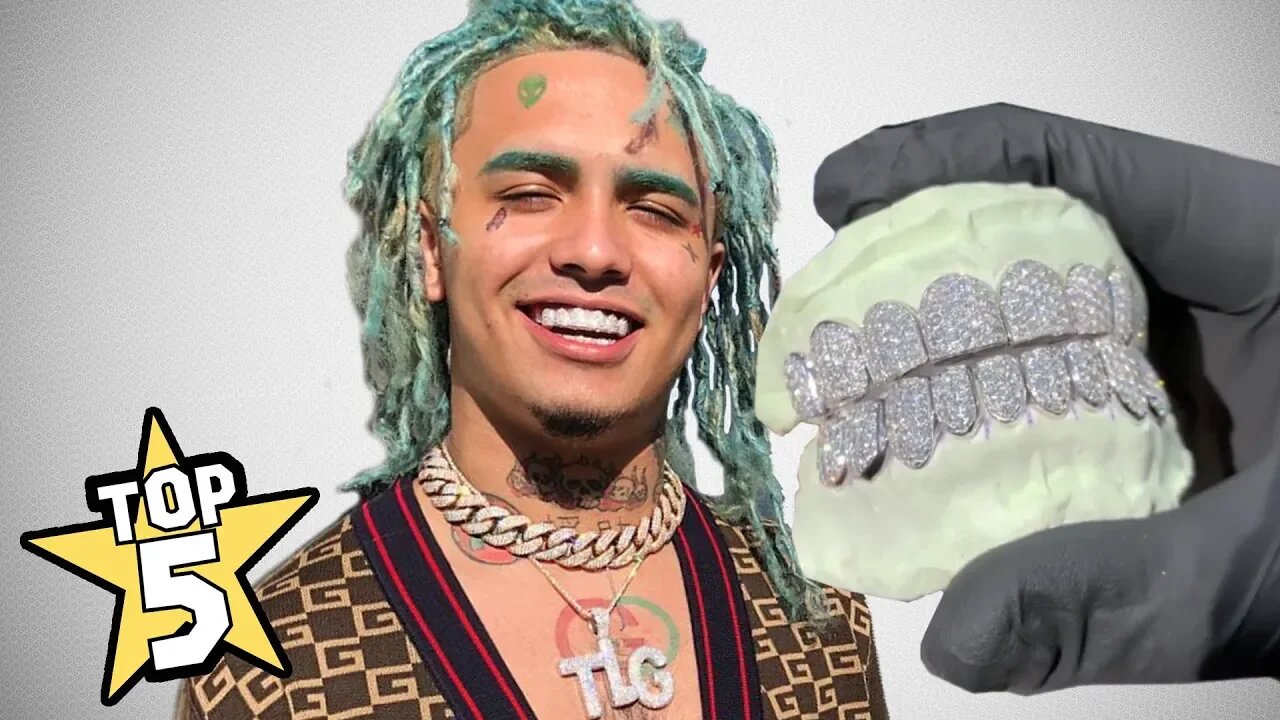 TOP 5 | RAPPER GRILLZ | PART 3 ( Lil Pump, XXXTentacion, NBA Young Boy )