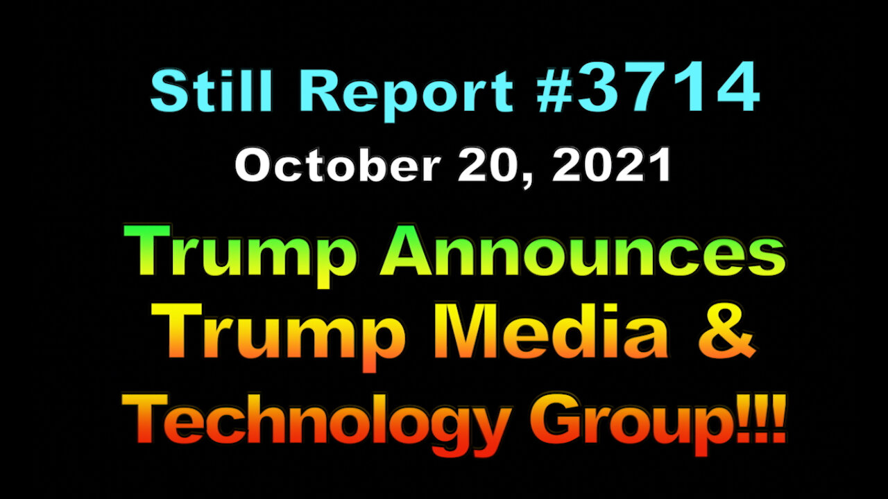 Trump Announces Trump Media & Technology Group, 3714