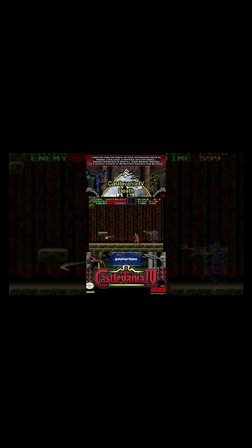Super Castlevania IV : Death #adriantepes #castlevanianocturne #supercastlevaniaiv