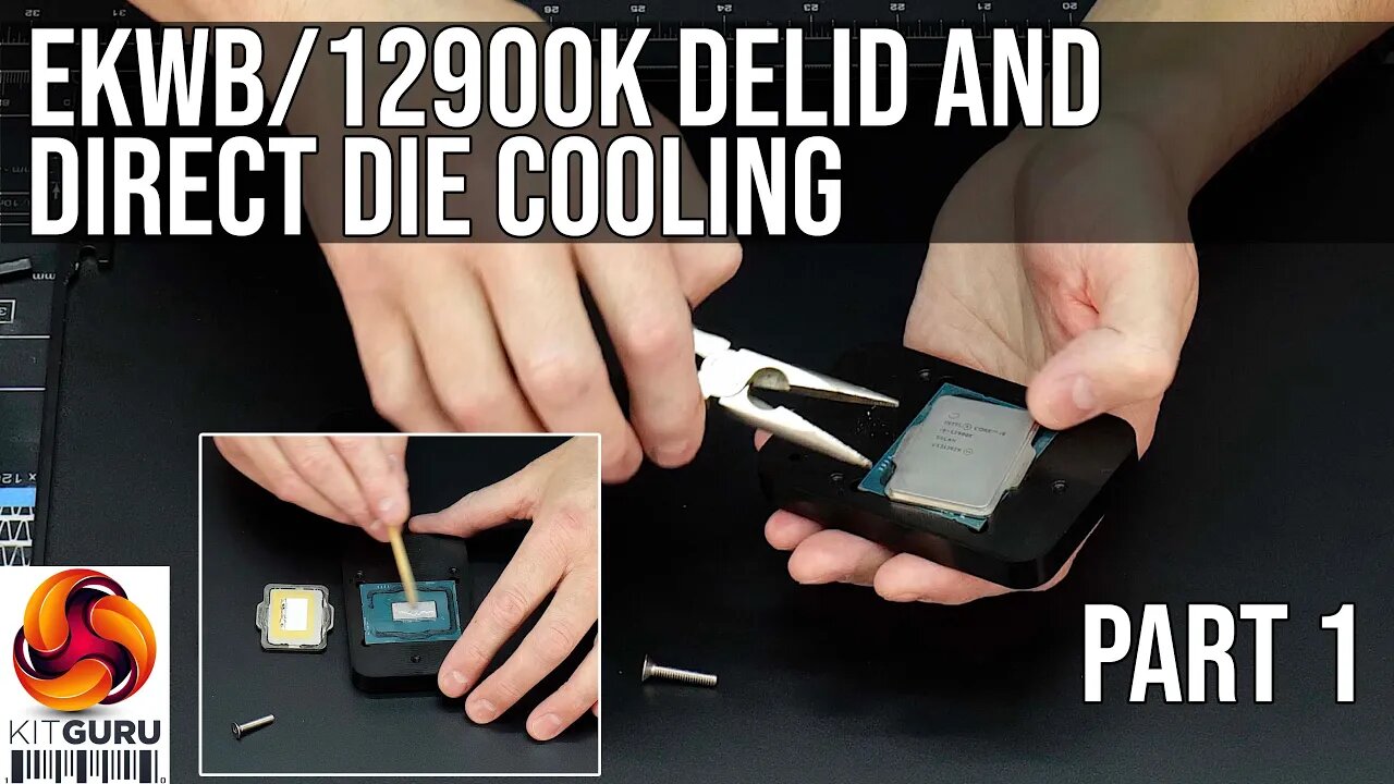 12900K Delid and Direct Die Cooling / EKWB (Part 1)