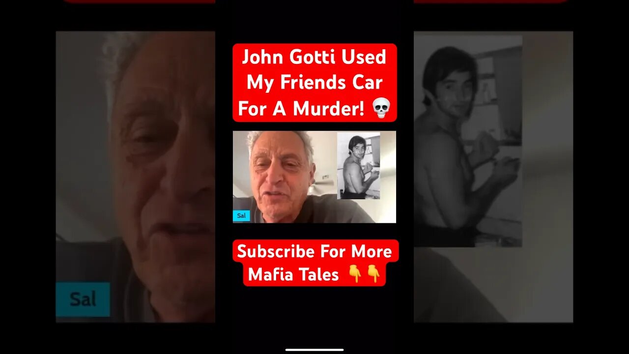 Sal Polisi On John Gotti Used My Friends Car For A Murder! 💀 #mafia #mob #hitman #murdermystery