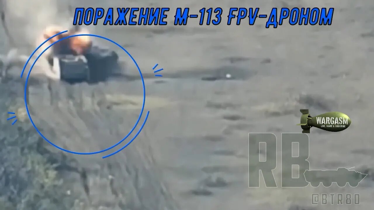 Ukrainians in M113 'run over their own wounded soldier'