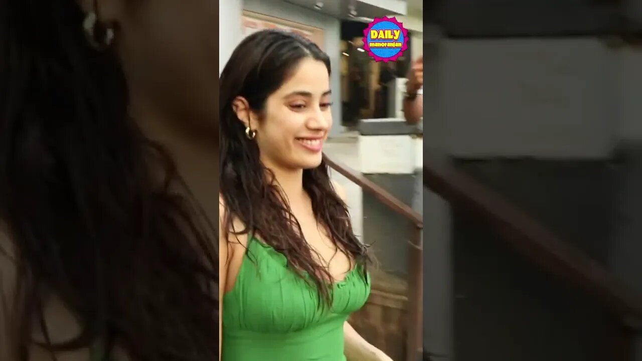 Jahnvi Kapoor Spotted At Gym In Bandra