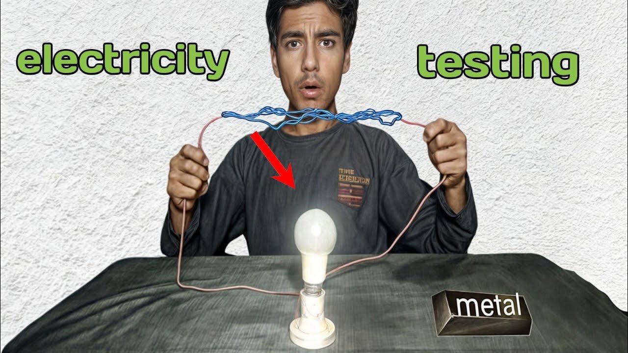 क्या🤔बिजली अलग अलग धातु को😱पार कर पाएगी?Will electricity be able to pass through different metals?