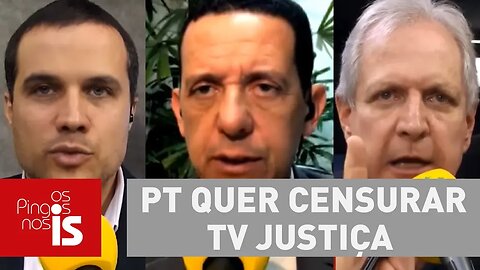Debate: PT quer censurar TV Justiça para soltar Lula no escurinho