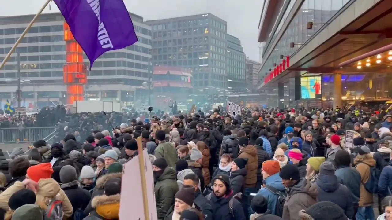 World Wide Rally for Freedom Sweden 22/01