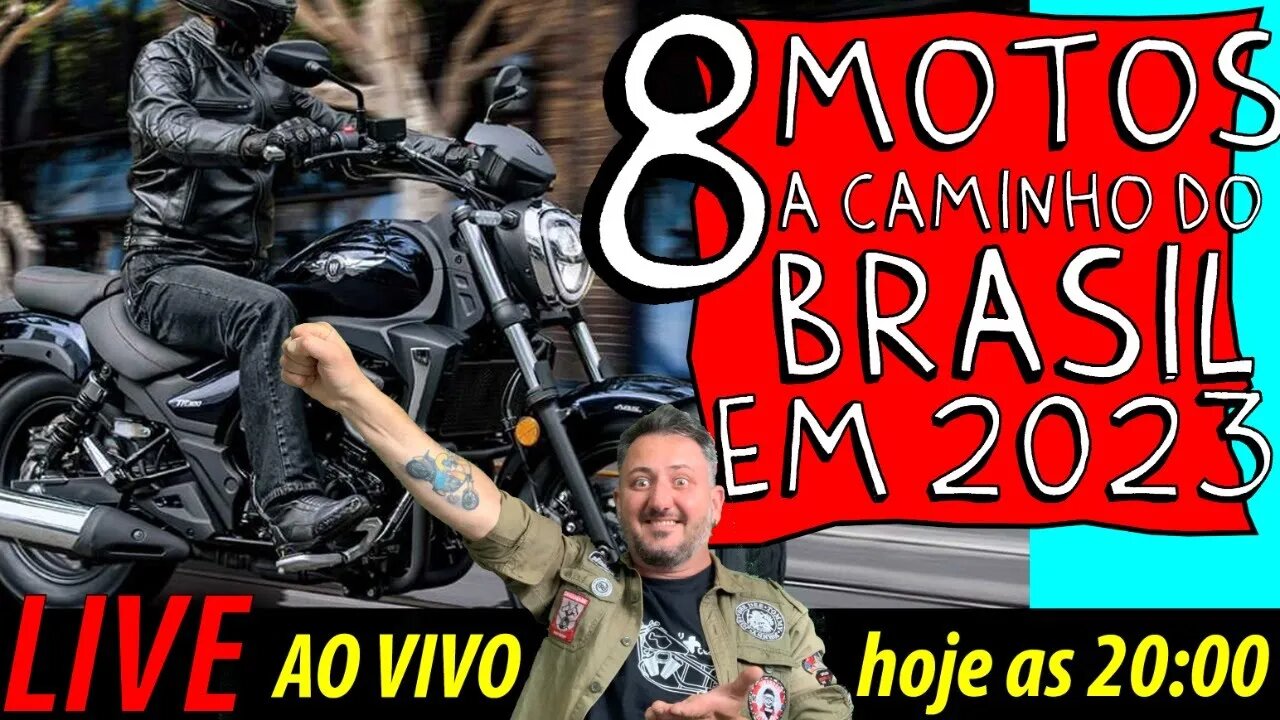 ✅✅ 8 MOTOS CUSTOM, a caminho do BRASIL em 2023 - AO VIVO - LIVE ✅✅