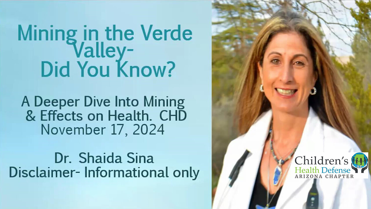 Health Effects of Mining with Dr. Shaida Sina