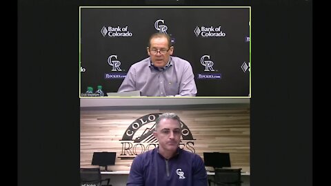 Rockies owner Dick Monfort, GM Jeff Bridich speak to media after Arenado trade