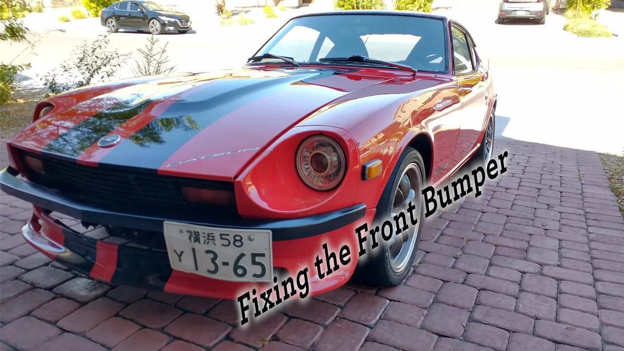 Datsun 280z Front Bumper Repair