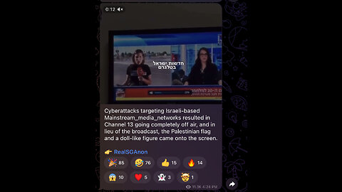 Cyberattacks targeting Israeli-based Mainstream_media_networks