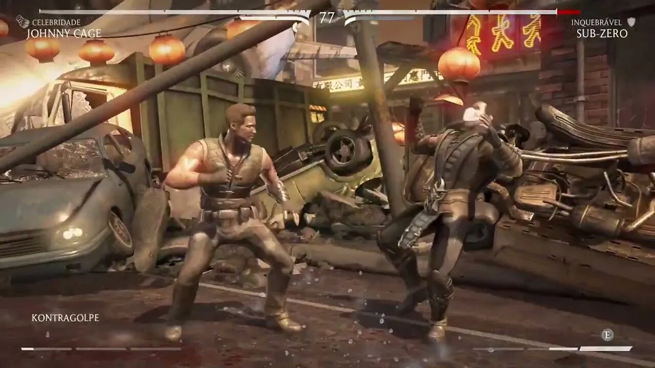 Jhonny Cage vs Sub Zero MKXL
