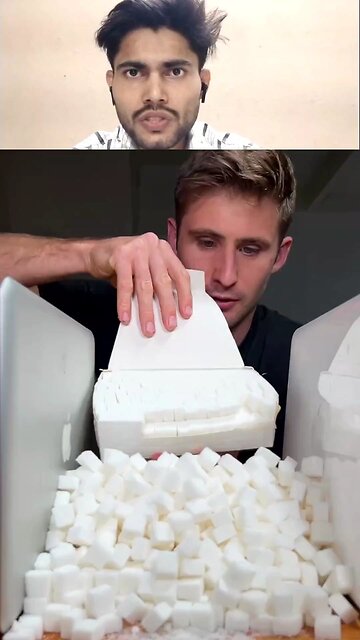 1000 Sugar Cube Eat Challenge