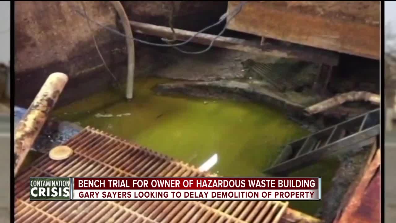 Trial to begin for Gary Sayers in I-696 green ooze contamination in Madison Heights