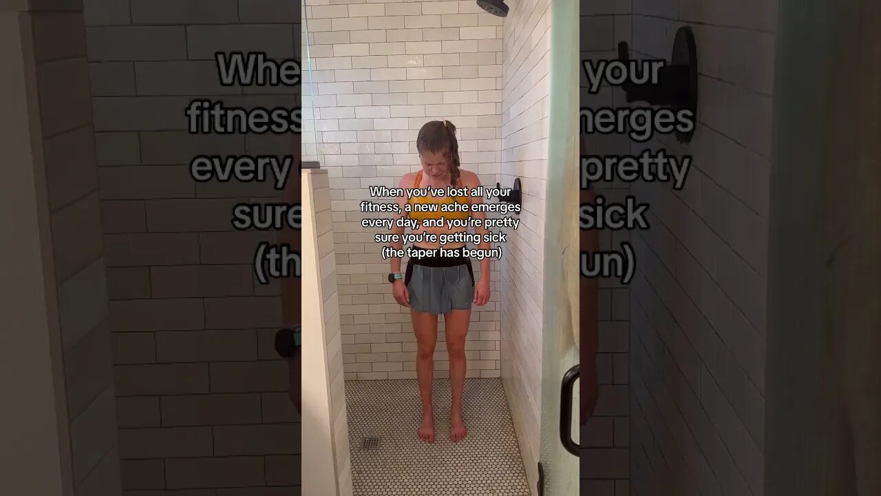 Tapering is the hardest part of training