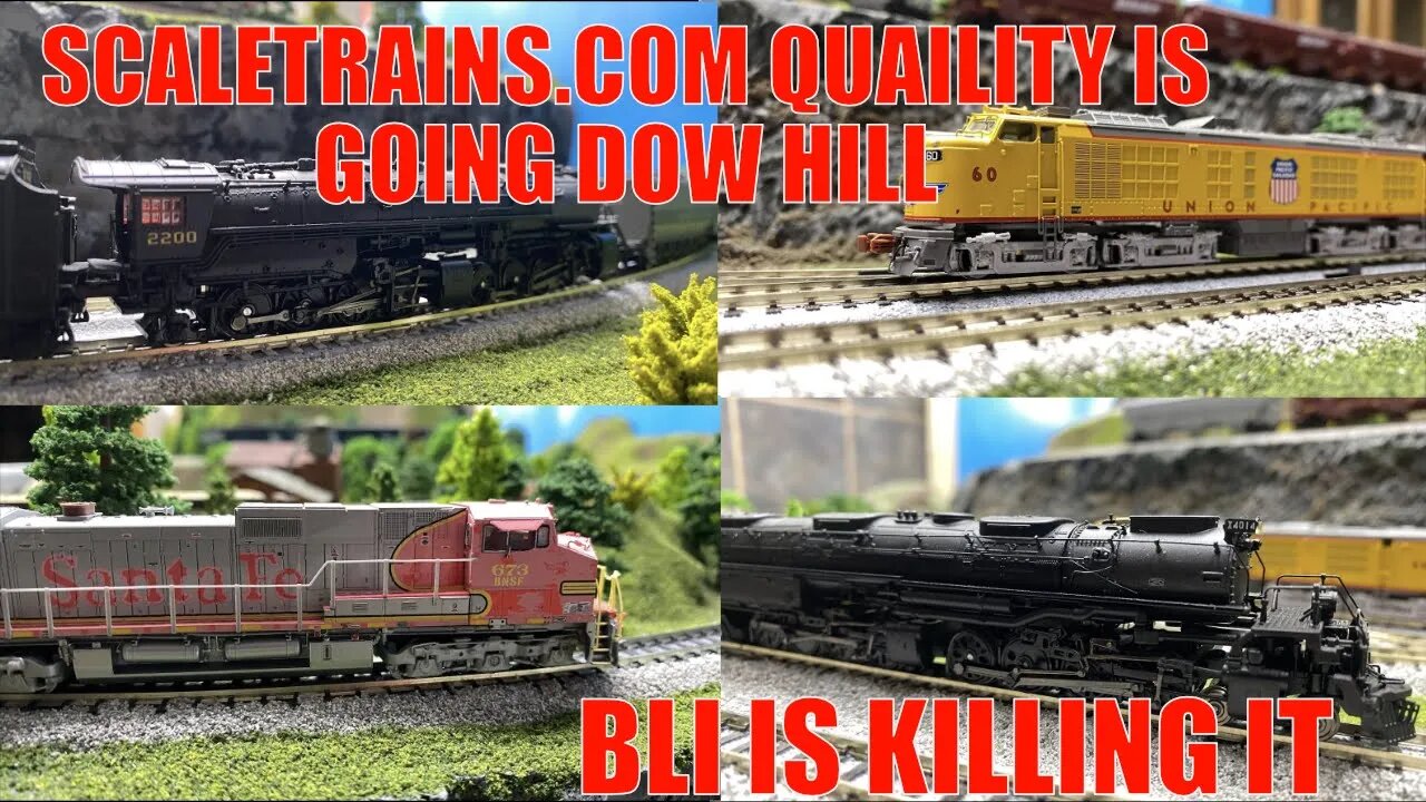 Scaletrains.com is loosing touch, BLI is Rocking it, and I am done Reviewing.