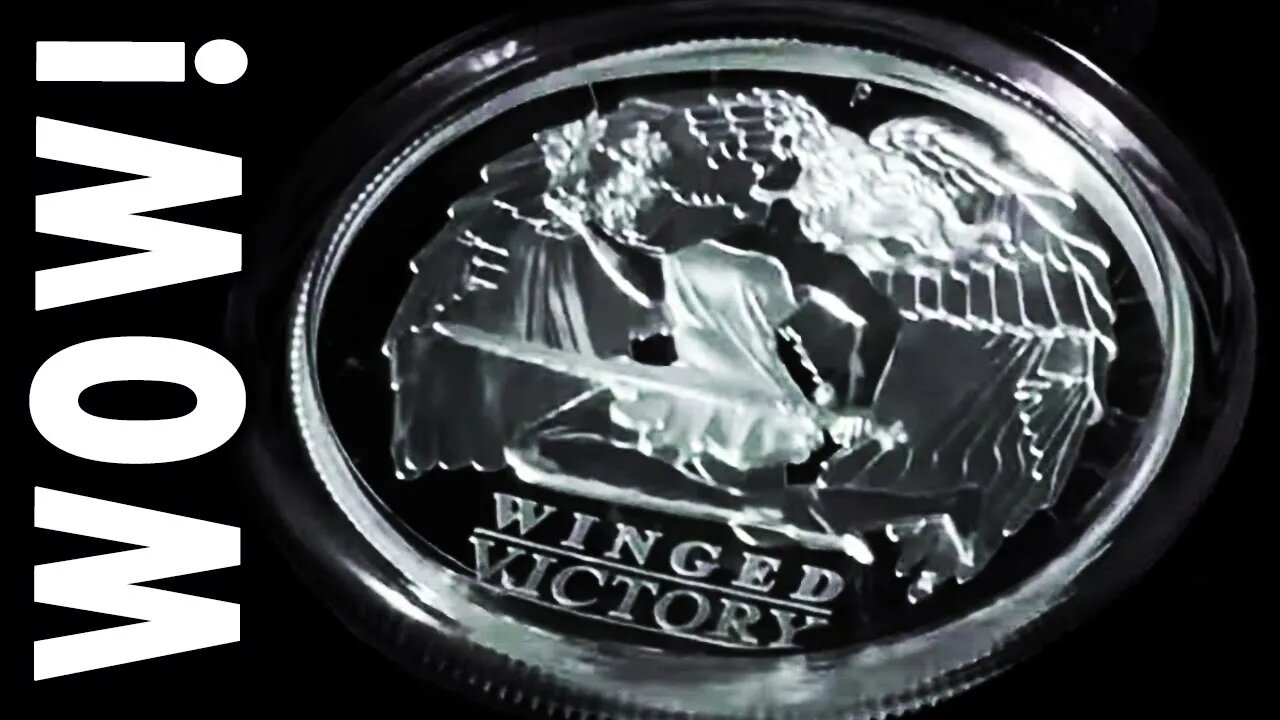 Stunning Silver In HIGH RELIEF! Winged Victory