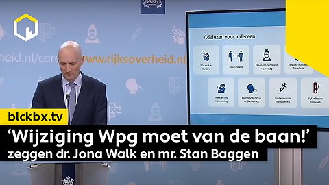 ‘Wijziging Wpg moet van de baan,’ zeggen dr. Jona Walk en mr. Stan Baggen