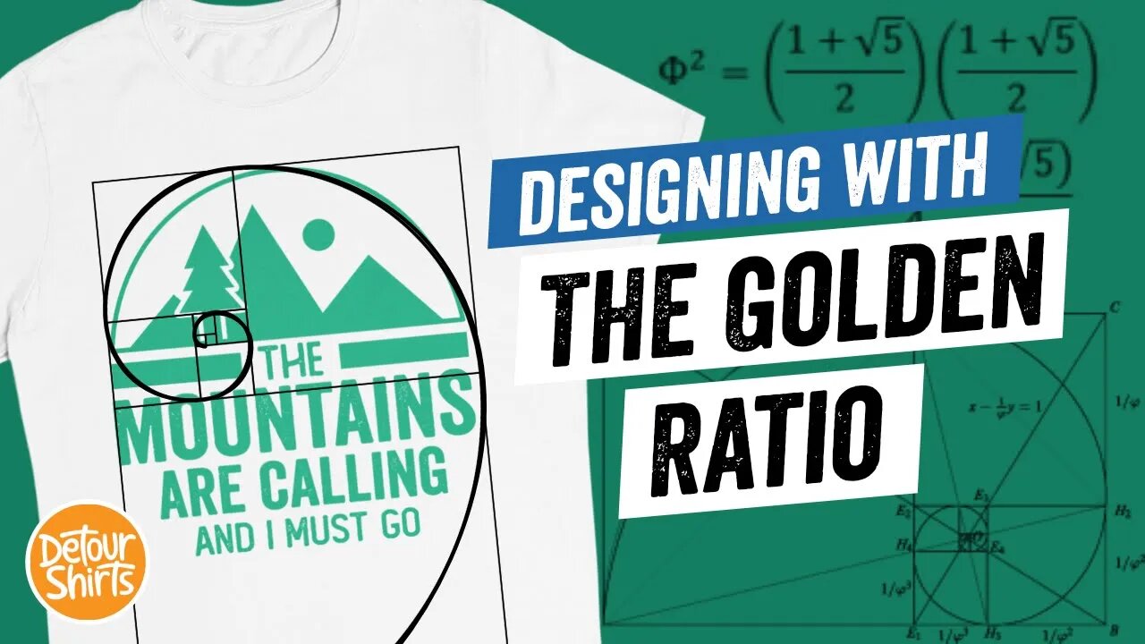 The Golden Ratio for T-Shirt Designs? See How To Make A Design Using Vector Art and Other Examples