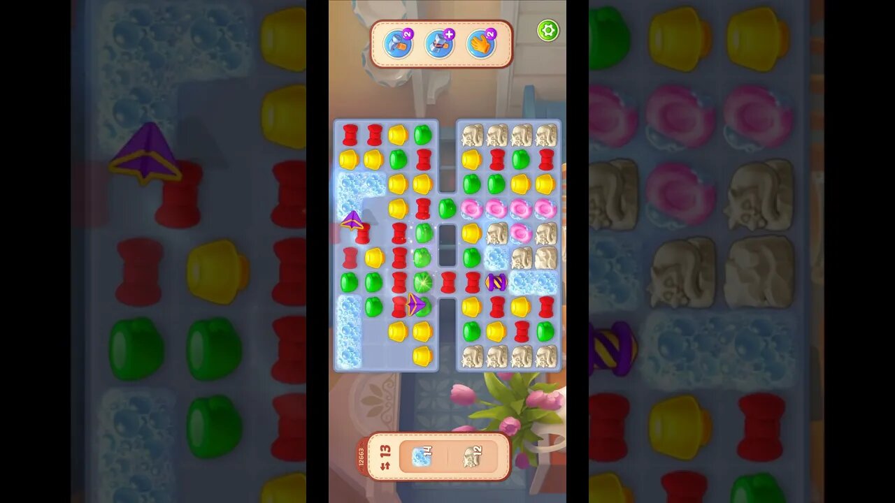 Shorts Playrix Homescapes Gameplay Walkthrough Level 12663-010