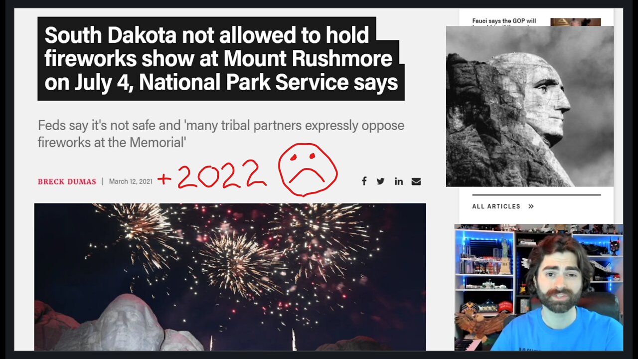 Climate-Tribe STRIKES AGAIN! Biden Admin CANCELS July 4 Fireworks Show At Mt. Rushmore