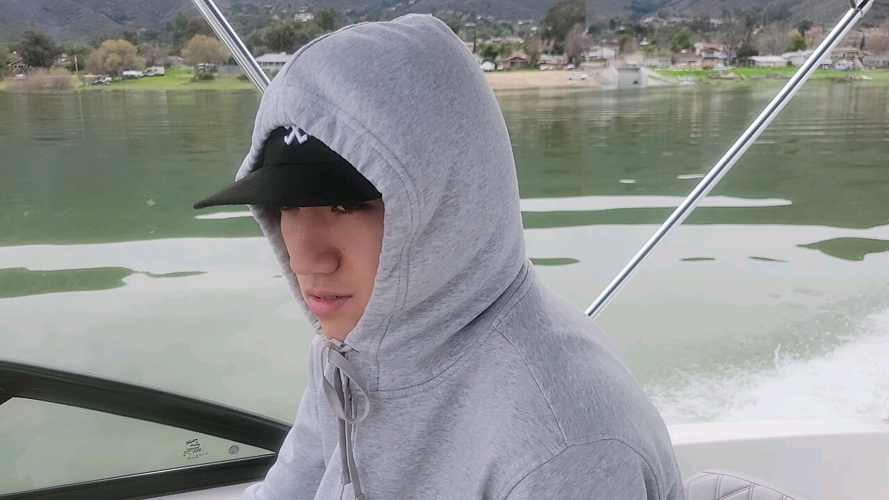 lake Elsinore for a little relaxing day on the boat