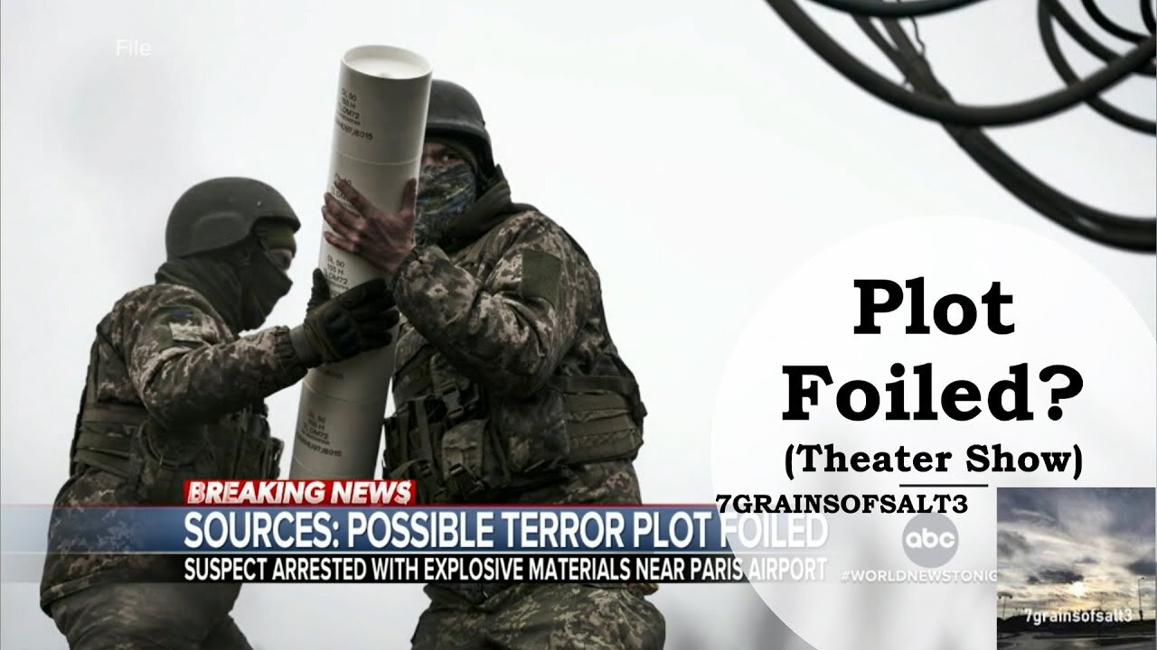 the failed Russian terror bomb plot in France - theater - hoax - psy-op