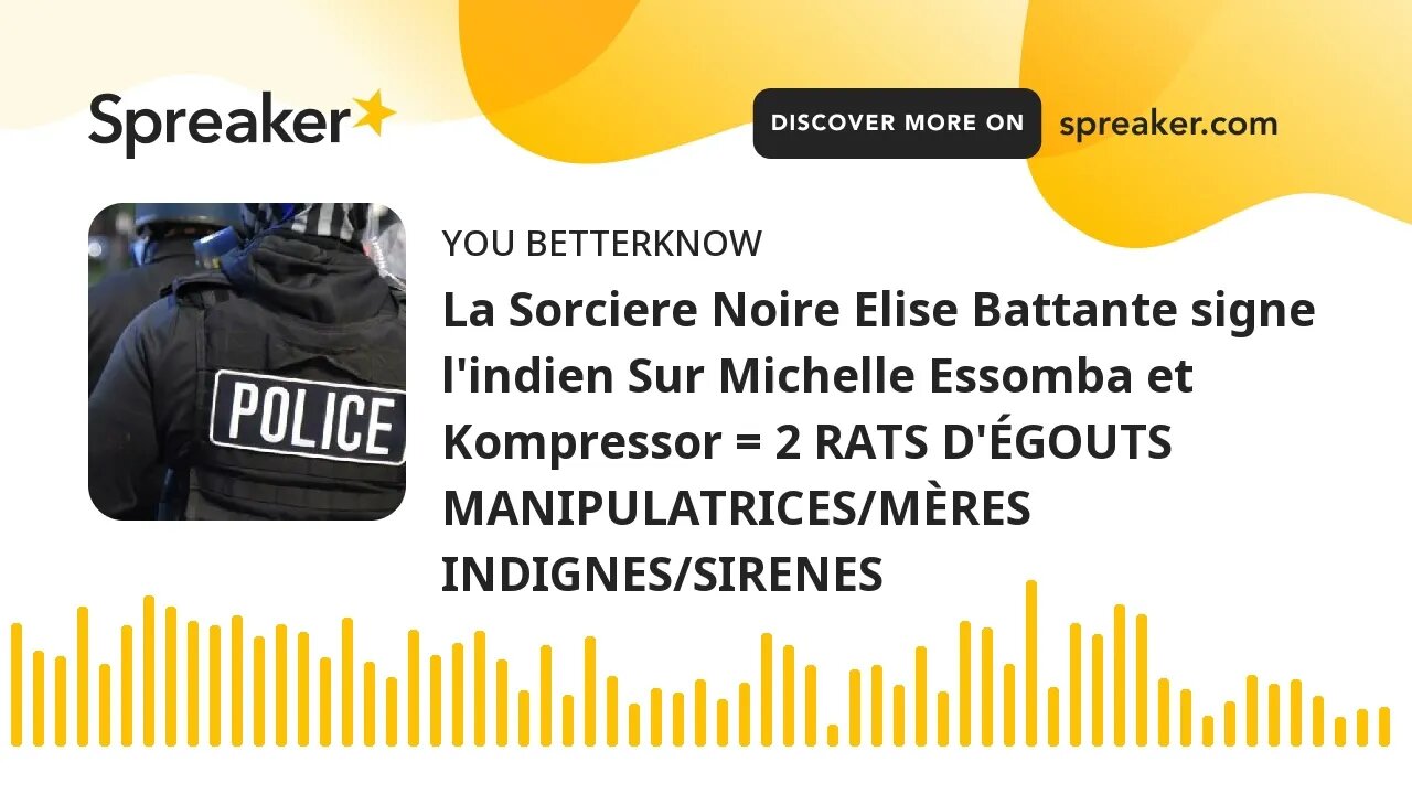 La Sorciere Noire Elise Battante signe l'indien Sur Michelle Essomba et Kompressor = 2 RATS D'ÉGOUTS