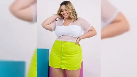 ✔️ SHORT SAÍA PLUS SIZE EM BRIM