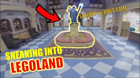 Hiding from Guard dogs & security... SNEAKING INTO LEGOLAND!