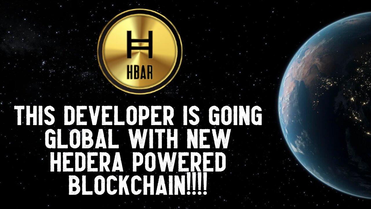 This Developer Is Going GLOBAL With New Hedera Powered Blockchain!!!