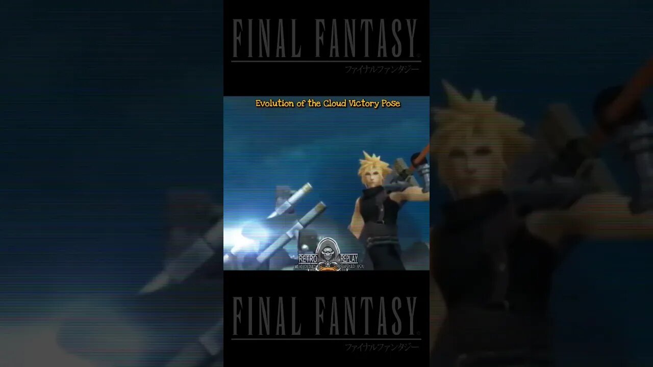 Evolution of Cloud Strife victory post #finalfantasy #cloudstrife #evolution