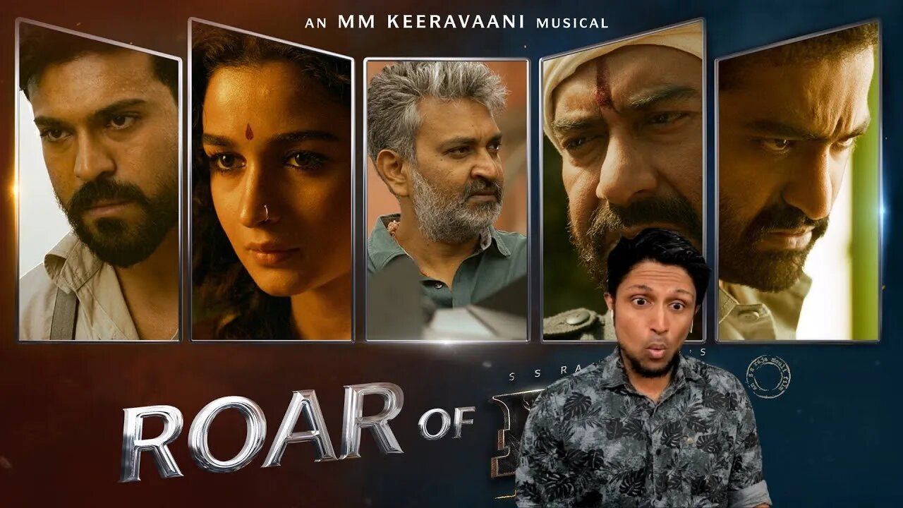 Roar Of RRR - RRR Making | NTR, Ram Charan, Ajay Devgn, Alia Bhatt | SS Rajamouli REACTION