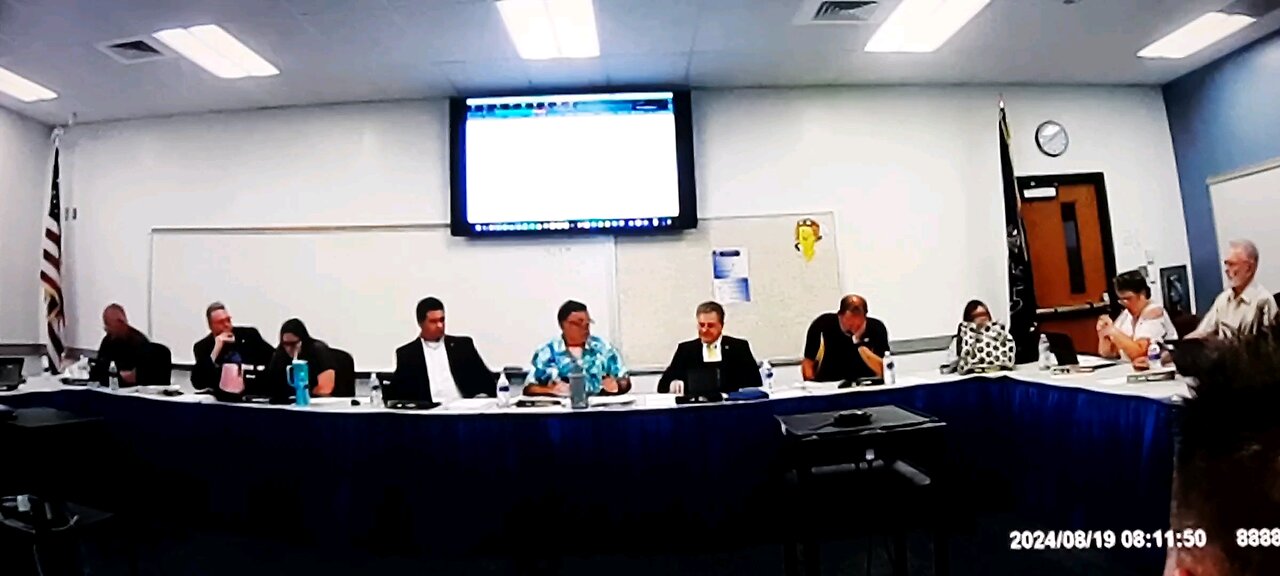 Board member Fred Miller Addresses Board over recording guidelines that are against PA Sunshine Act