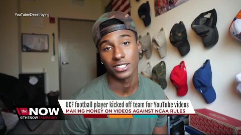 UCF player released from team for YouTube videos