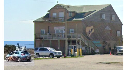 Google Car Stops at Seaview Pier