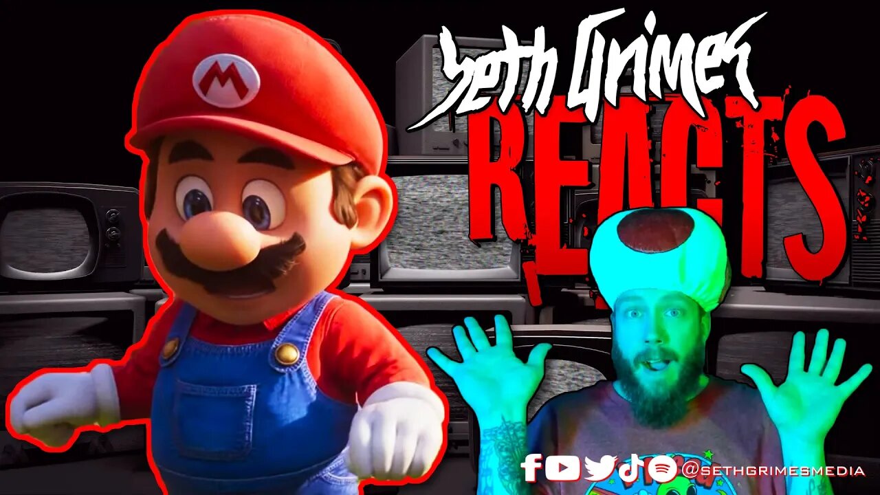 The Super Mario Bros. Movie Official Teaser Trailer REACTION | #trailerreaction #supermario